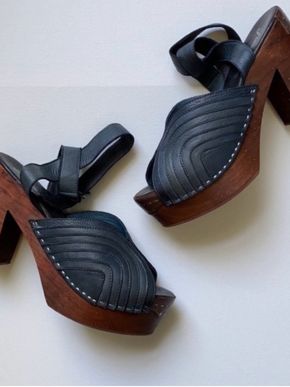 Free People Orion Clog Blue